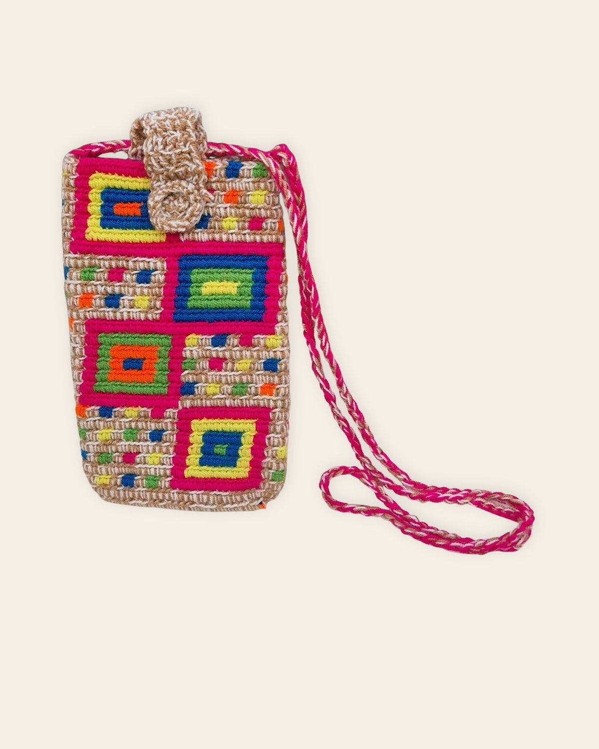 Wayuu Crochet Mini Crossbody Bag