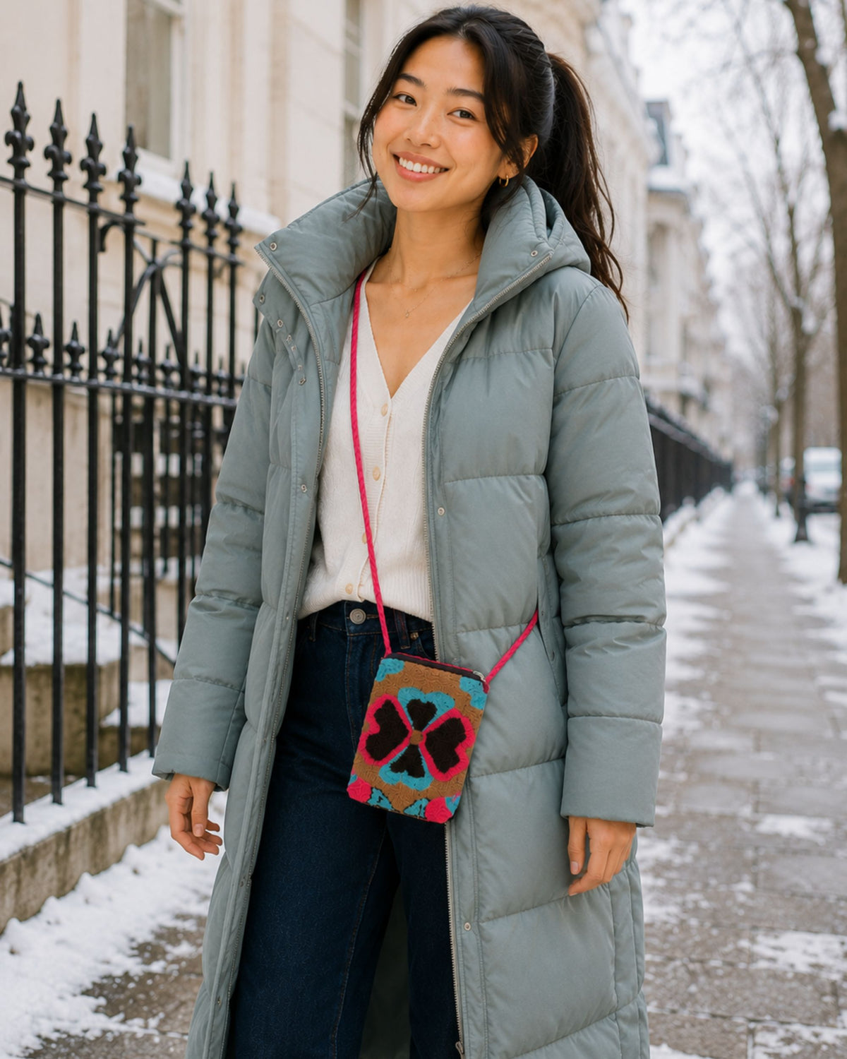 Maresa Handmade Mini Textile Crossbody Bag