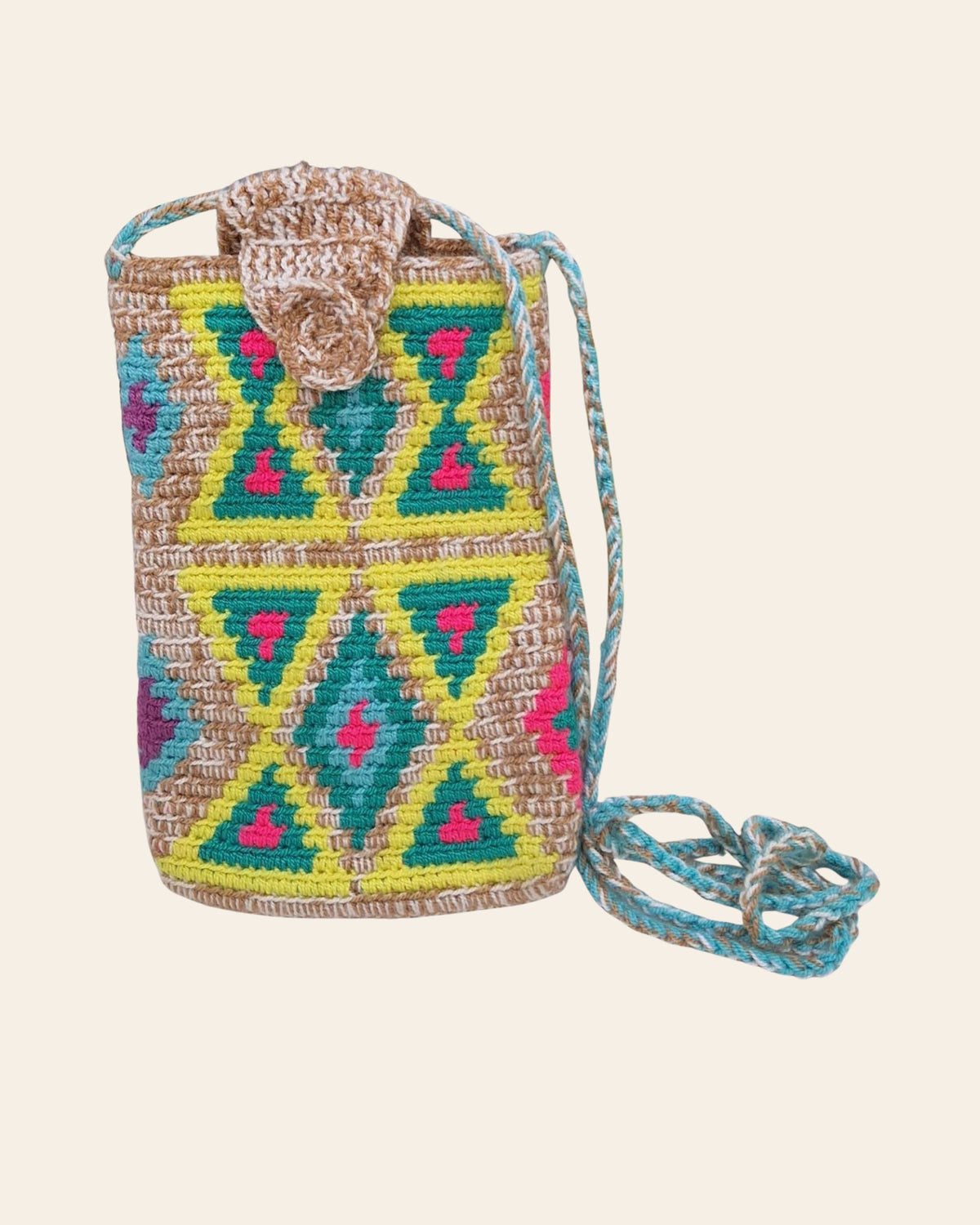 Wayuu Crochet Mini Crossbody Bag