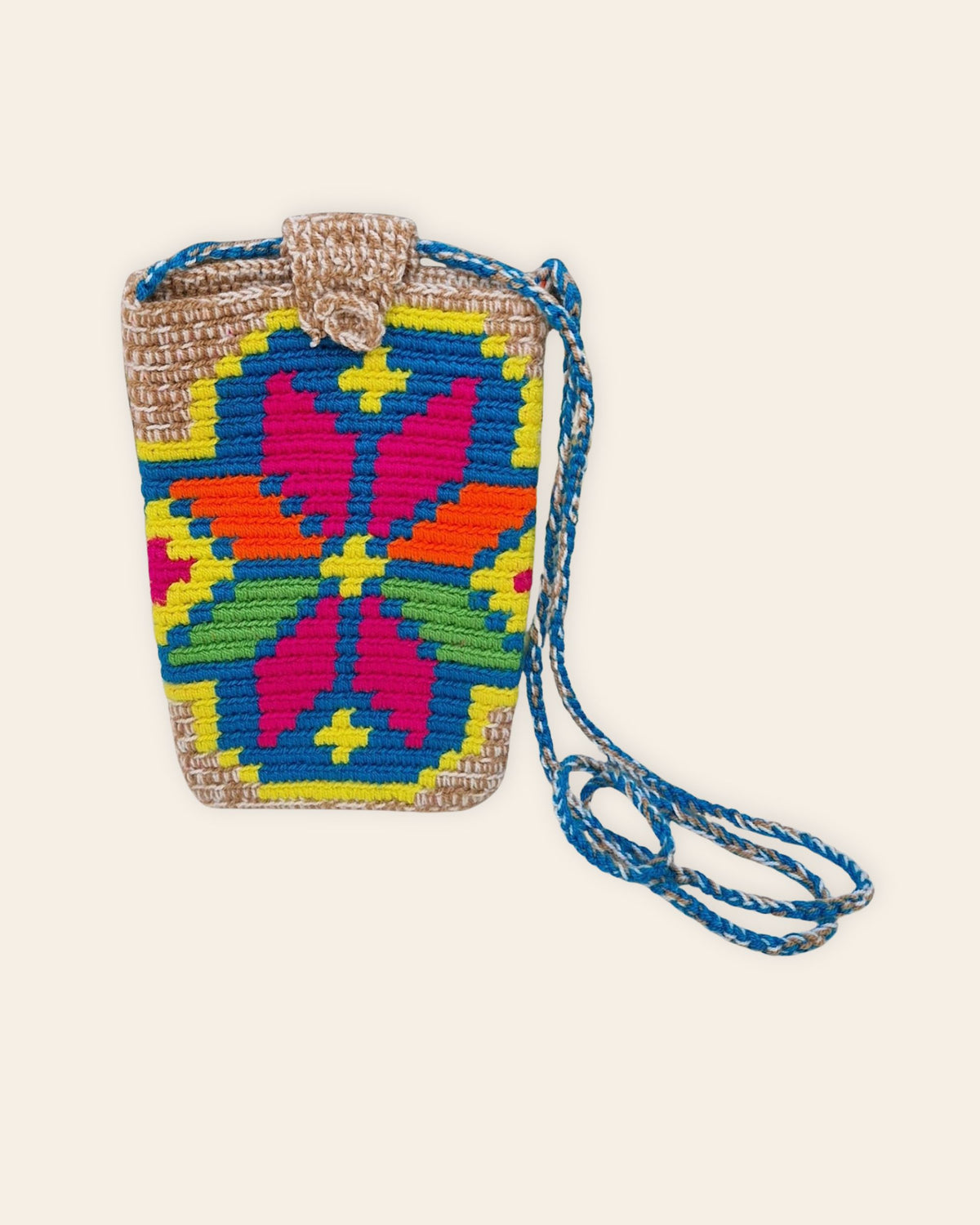Wayuu Crochet Mini Crossbody Bag