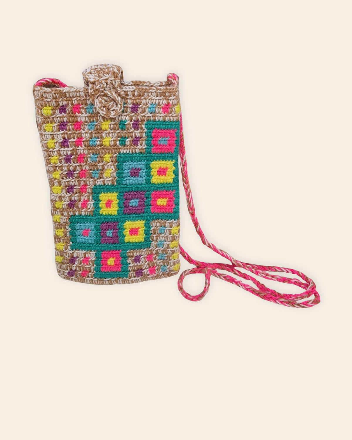 Wayuu Crochet Mini Crossbody Bag