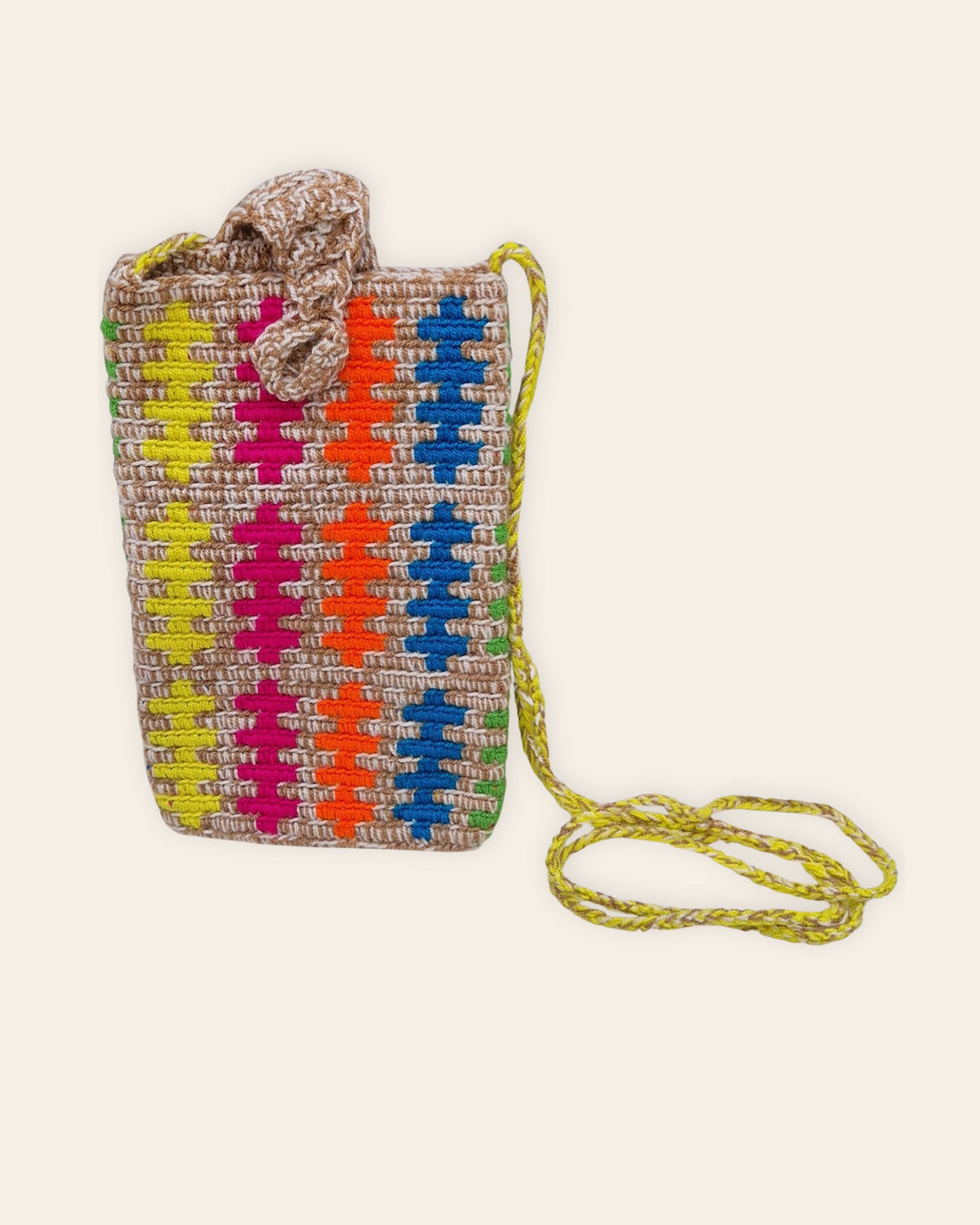Wayuu Crochet Mini Crossbody Bag