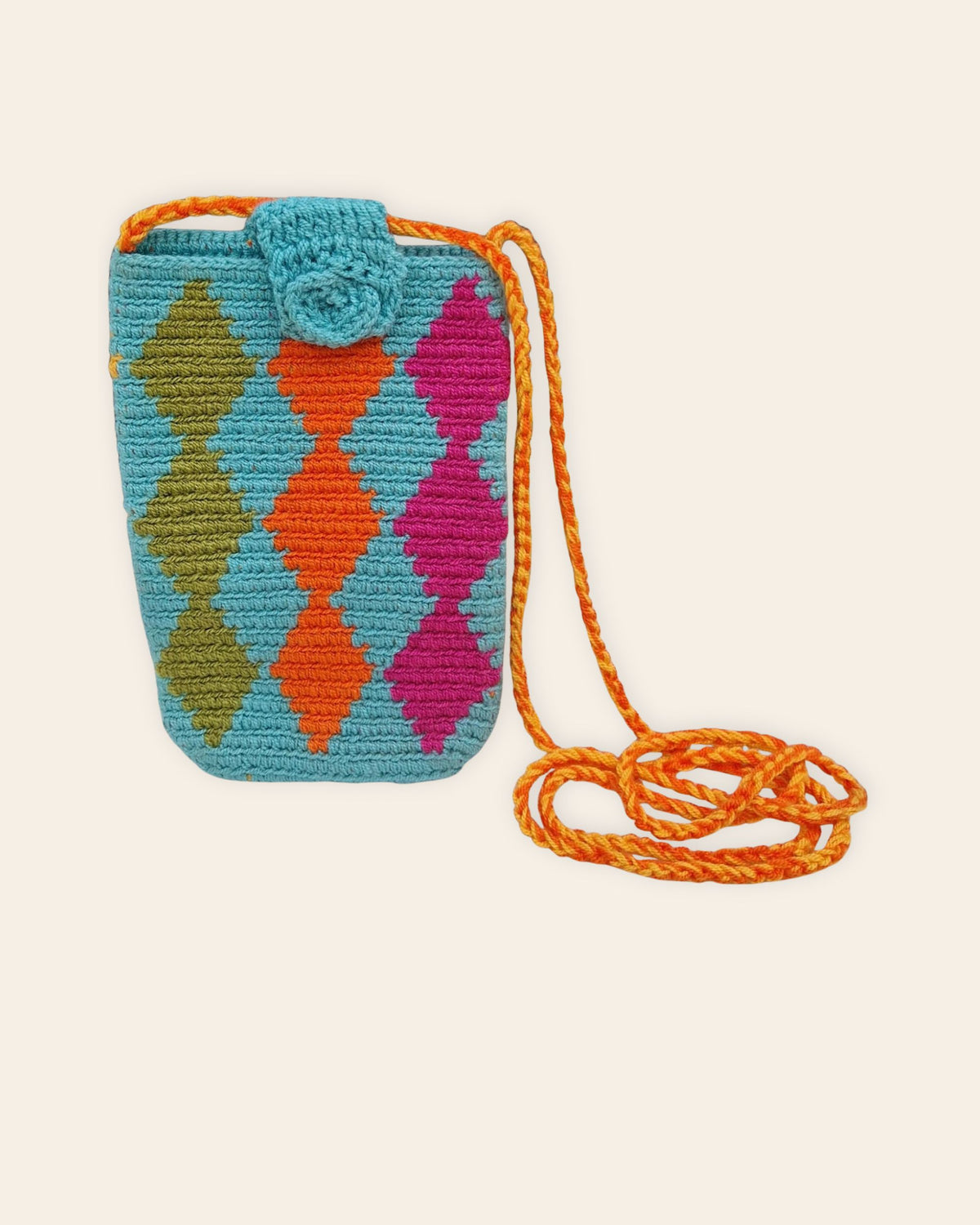 Wayuu Crochet Mini Crossbody Bag